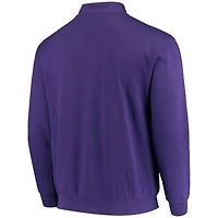 Veste Colosseum Purple ECU Pirates Tortugas Logo Quarter-Zip pour homme