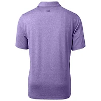 Men's Cutter & Buck Heather Purple ECU Pirates Logo Forge Stretch Polo