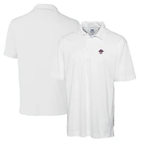 Men's Cutter & Buck White ECU Pirates Big Tall DryTec Genre Textured Solid Polo