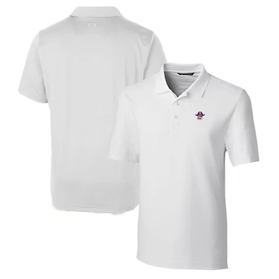 Men's Cutter & Buck White ECU Pirates Forge Stretch Polo