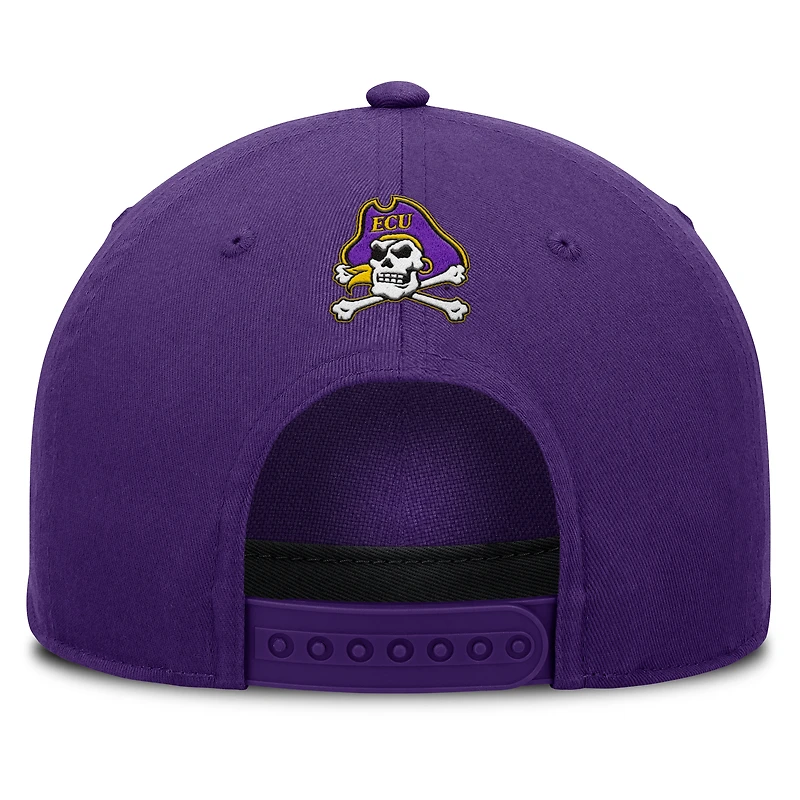 Men's Fanatics Purple ECU Pirates Foul Ball Rope Adjustable Hat