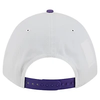 Men's New Era White/Purple ECU Pirates Arch Two-Tone Rope 9FORTY A-Frame M-Crown Adjustable Hat