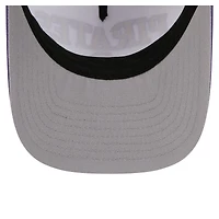 Men's New Era White/Purple ECU Pirates Arch Two-Tone Rope 9FORTY A-Frame M-Crown Adjustable Hat