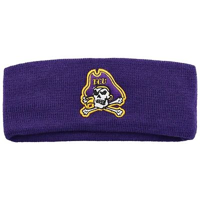 Bandeau tricoté violet avec logo de l'équipe des Pirates de l'ECU Top of the World pour hommes