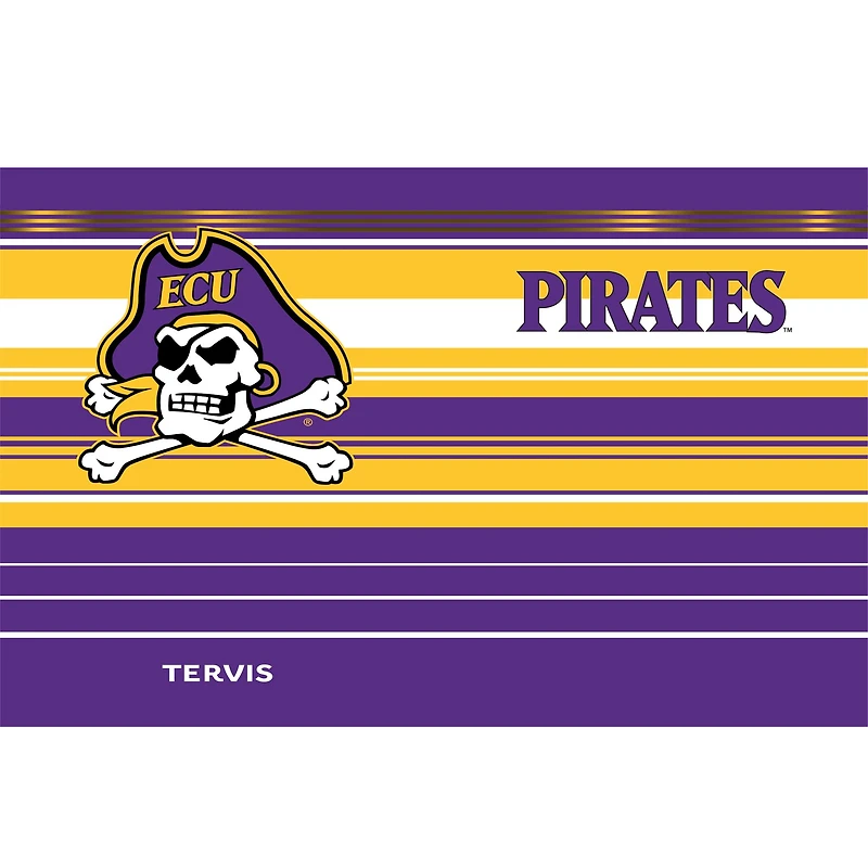 Tervis ECU Pirates 30oz. Gobelet en acier inoxydable à rayures Hype