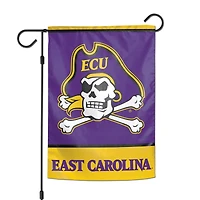 Drapeau de jardin double face WinCraft East Carolina Pirates 12" x 18"