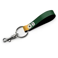 Edmonton Elks Personalized Leather Loop Keychain