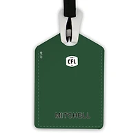  Edmonton Elks Personalized Leather Luggage Tag