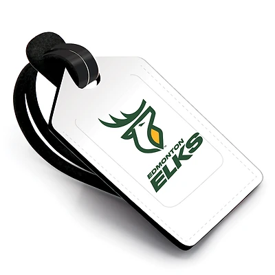  Edmonton Elks Personalized Leather Luggage Tag