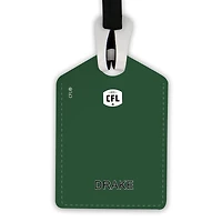  Edmonton Elks Personalized Leather Luggage Tag