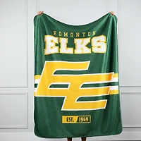 Couverture Edmonton Elks 50 po x 60 po pour les amateurs de sport