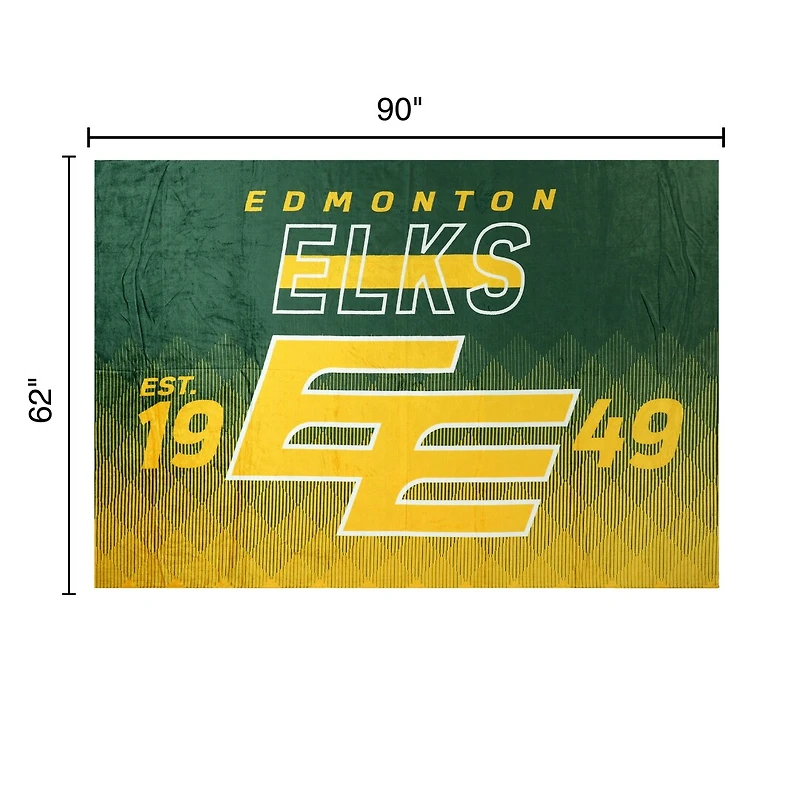 Couverture familiale Edmonton Elks 62" x 90"
