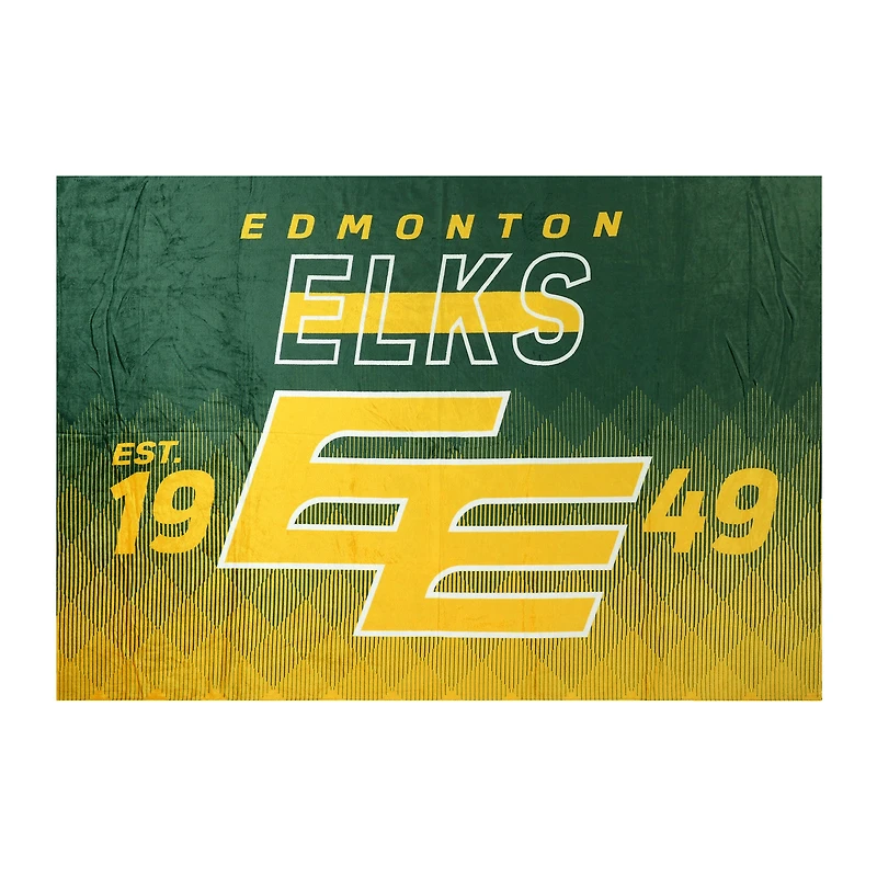 Couverture familiale Edmonton Elks 62" x 90"