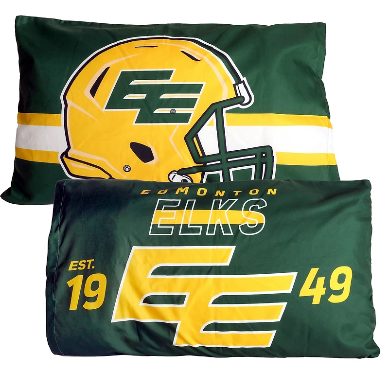 Edmonton Elks Two-Pack Pillowcase Set