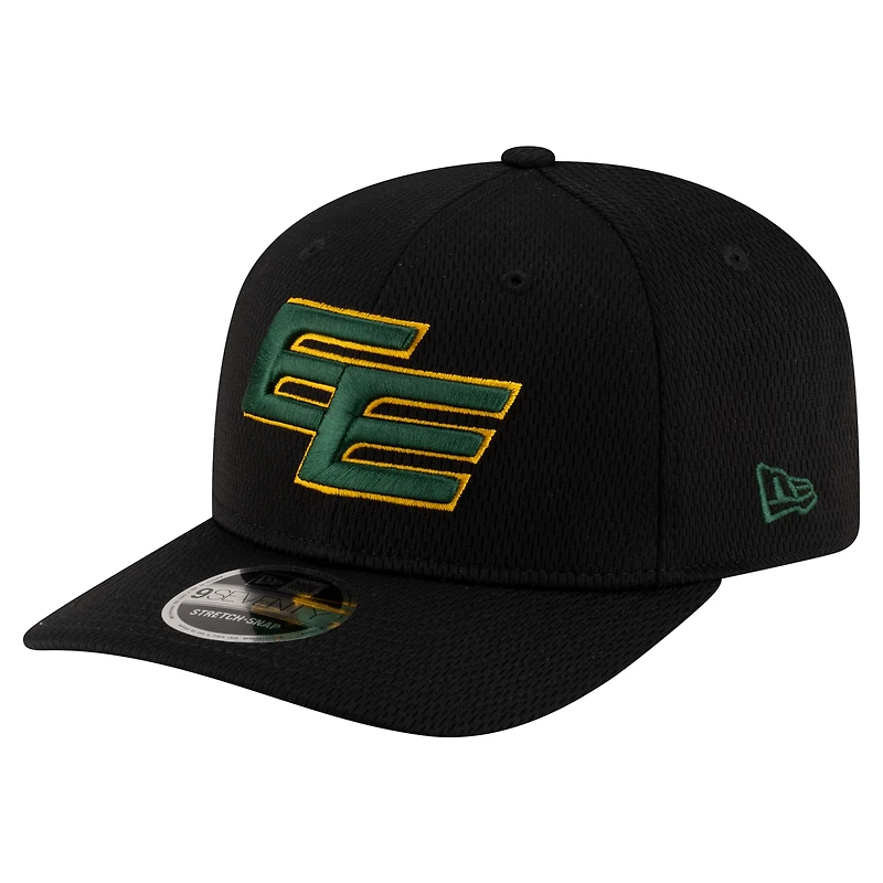 Men's New Era Black Edmonton Elks Sideline Alternate 9SEVENTY Stretch-Snap Hat