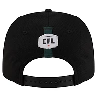 Casquette extensible noire New Era 9SEVENTY Sideline Alternate des Elks d'Edmonton pour homme
