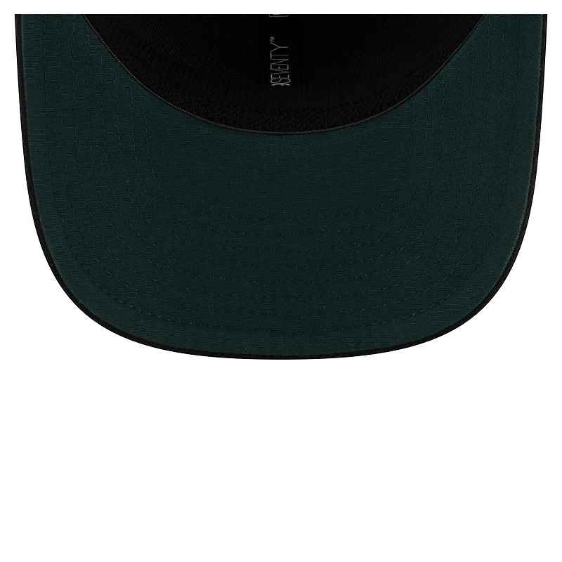 Casquette extensible noire New Era 9SEVENTY Sideline Alternate des Elks d'Edmonton pour homme