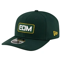 Casquette extensible à bouton-pression New Era 9SEVENTY Sideline vert foncé des Elks d'Edmonton pour homme