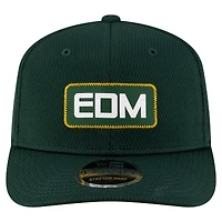 Casquette extensible à bouton-pression New Era 9SEVENTY Sideline vert foncé des Elks d'Edmonton pour homme