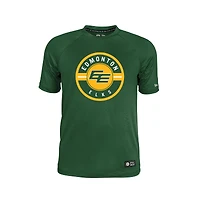 Men's New Era Green Edmonton Elks 2026 Sideline Cavort Raglan T-Shirt