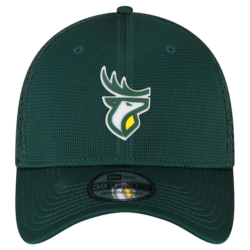 Men's New Era Green Edmonton Elks Sideline 39THIRTY Flex Hat