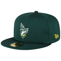 Casquette ajustée 59FIFTY pour homme Edmonton Elks Sideline verte New Era