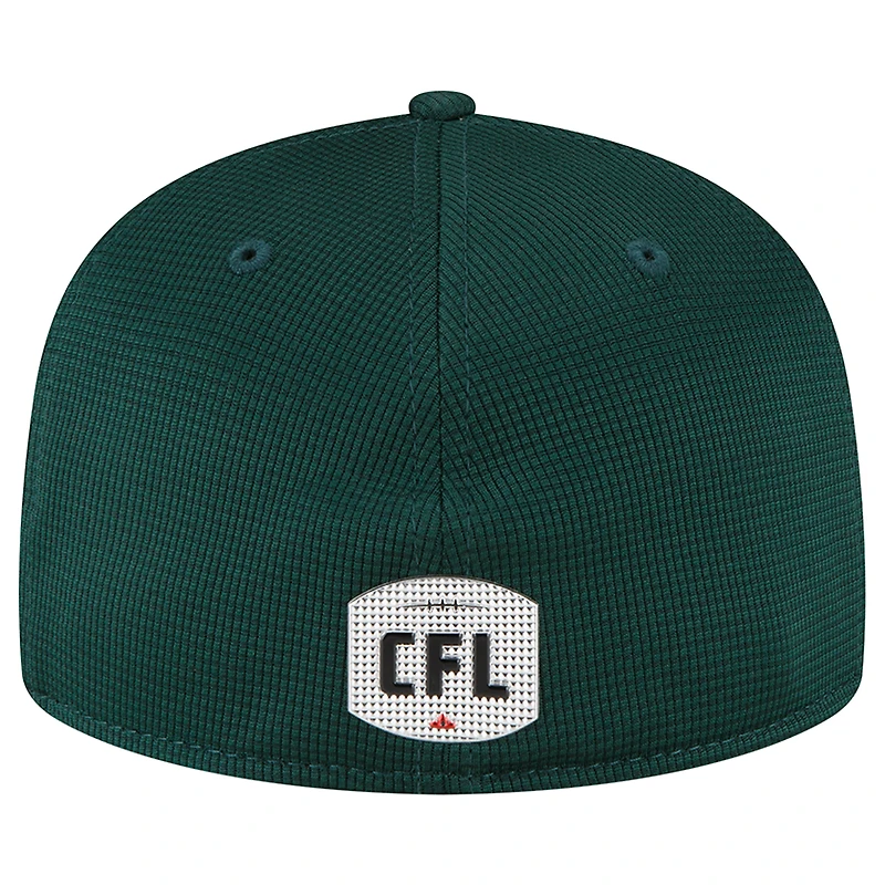 Men's New Era  Green Edmonton Elks Sideline 59FIFTY Fitted Hat