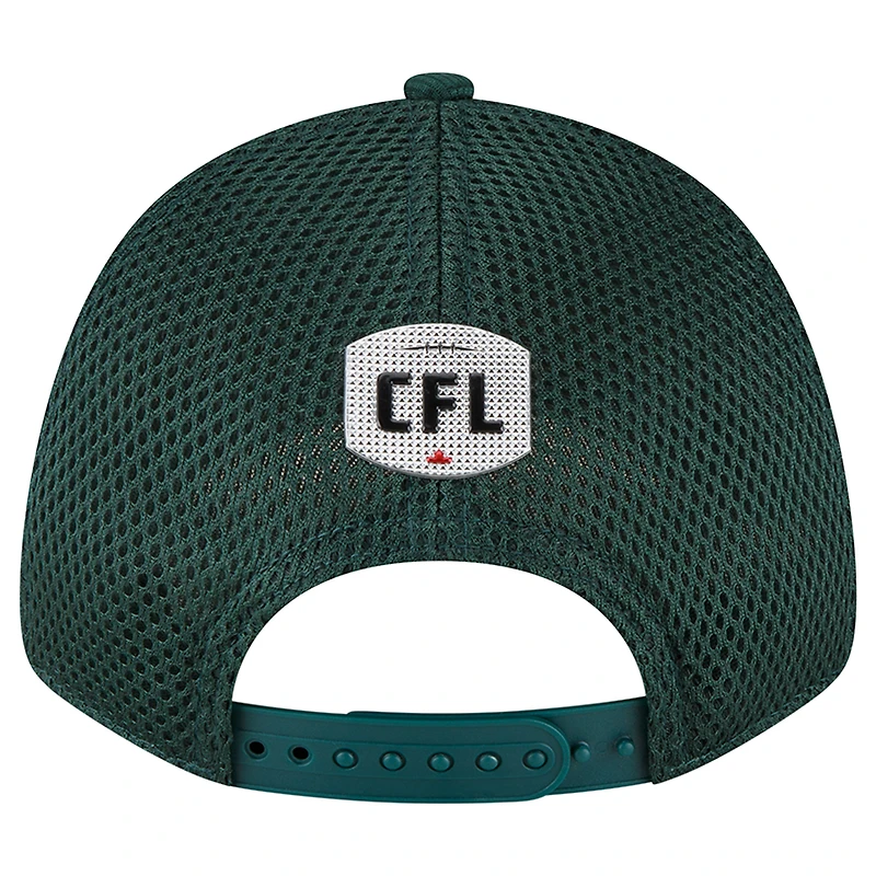 Men's New Era  Green Edmonton Elks Sideline 9FORTY Adjustable Hat