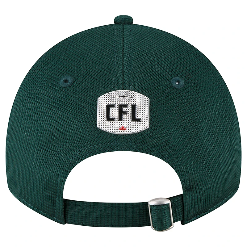 Men's New Era  Green Edmonton Elks Sideline 9TWENTY Adjustable Hat