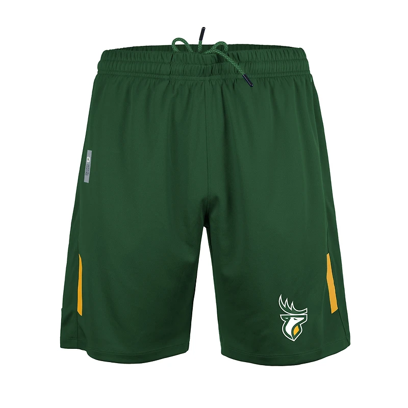 Men's New Era  Green Edmonton Elks Sideline Swift Performance Knit Shorts