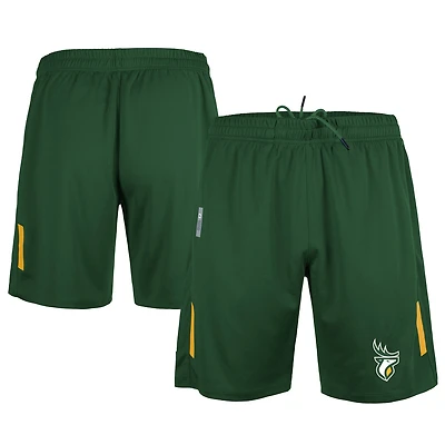 Men's New Era Green Edmonton Elks Sideline Swift Performance Knit Shorts
