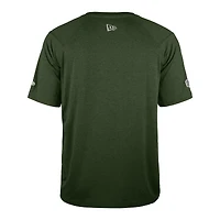 T-shirt 5th & Ocean by New Era vert pour hommes Edmonton Elks Sideline Varsity Performance