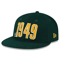 Casquette New Era Edmonton Elks Turf Traditions verte pour homme - 9FIFTY Established Snapback Hat
