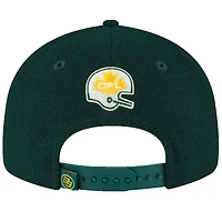 Casquette New Era Edmonton Elks Turf Traditions verte pour homme - 9FIFTY Established Snapback Hat