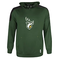 Sweat à capuche New Era Hunter Green Edmonton Elks Sideline Shuffle pour hommes