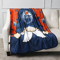 Blue Edmonton Oilers 50'' x 60'' Gnome Throw Blanket