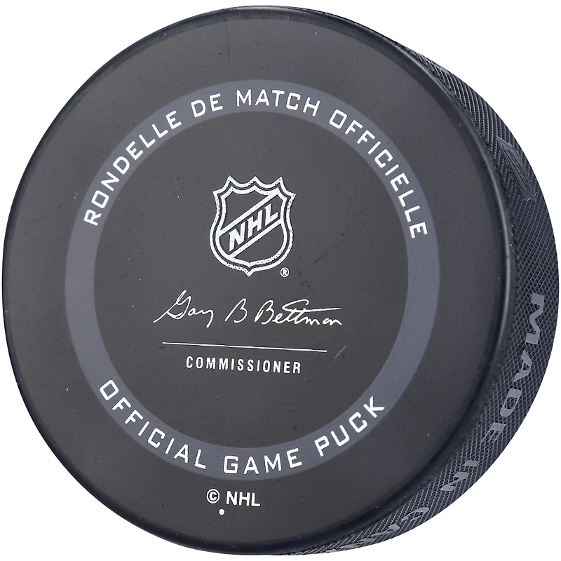 Rondelle de jeu officielle autographiée par Darnell Nurse des Oilers d'Edmonton, modèle 2021