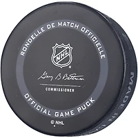 Rondelle de jeu officielle autographiée par Darnell Nurse des Oilers d'Edmonton, modèle 2021