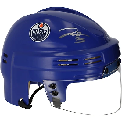 Darnell Nurse Edmonton Oilers Autographed Blue Mini Helmet