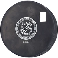 Rondelle de hockey autographiée par Darnell Nurse des Oilers d'Edmonton avec l'inscription « NHL DEBUT 10-14-14 »