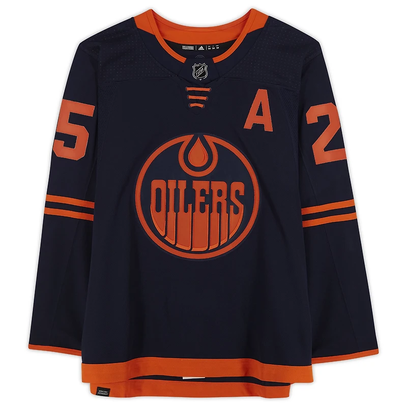 Darnell Nurse Navy Edmonton Oilers Autographed adidas Authentic Alternate Jersey