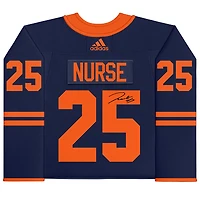 Darnell Nurse Navy Edmonton Oilers Autographed adidas Authentic Alternate Jersey
