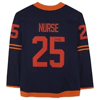 Darnell Nurse Navy Edmonton Oilers Autographed Fanatics Breakaway Alternate Jersey