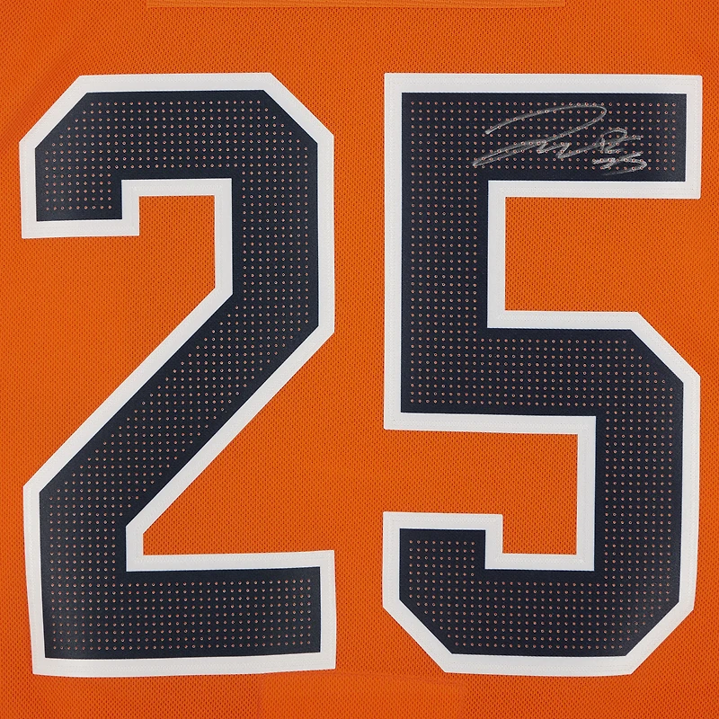 Darnell Nurse Orange Edmonton Oilers Autographed adidas Authentic Jersey
