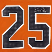 Darnell Nurse Orange Edmonton Oilers Autographed adidas Authentic Jersey