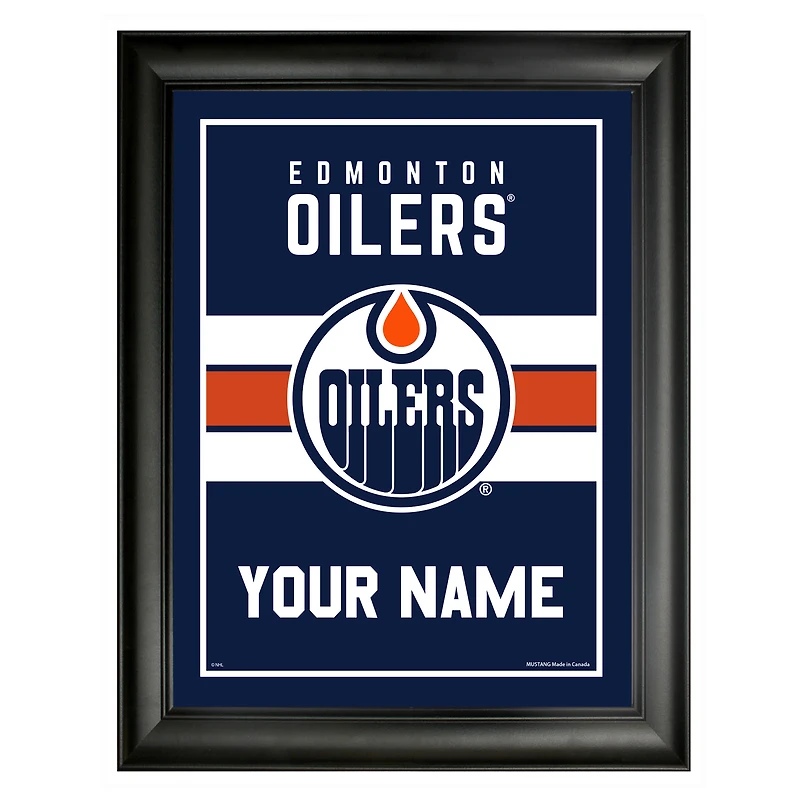 Edmonton Oilers 12'' x 16'' Personalized Team Frame