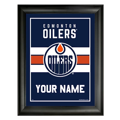 Edmonton Oilers 12'' x 16'' Personalized Team Frame