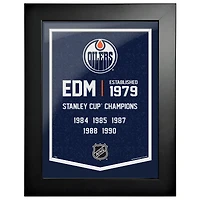 Edmonton Oilers - 12'' x 16'' Team Empire Framed Artwork