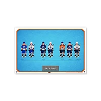 Edmonton Oilers 17" x 11" 16-Bit Superstars Print