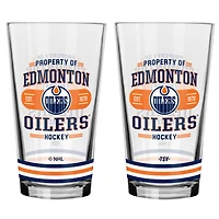 Edmonton Oilers 2-Piece Mixing Glass Set